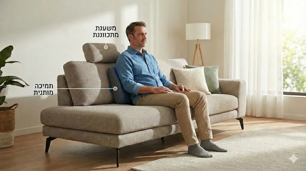 איך לבחור מערכת ישיבה מתאימה למי שסובל מפריצת דיסק ומה חשוב לבדוק לפני שקונים