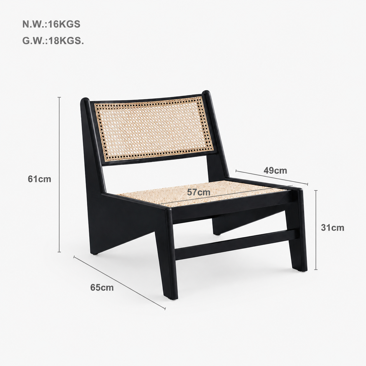 Serra Chair- צבע שחור